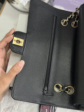 Load image into Gallery viewer, Chanel series 13 (2010) Black Caviar GHW Medium ML Timeless Classic Double Flap Bag