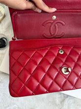 Load image into Gallery viewer, Chanel series 16 12A Collection Red Caviar SHW Medium ML Timeless Classic Double Flap Bag