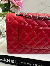 Load image into Gallery viewer, Chanel series 16 12A Collection Red Caviar SHW Medium ML Timeless Classic Double Flap Bag
