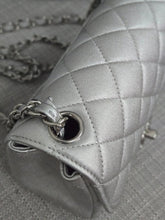 Load image into Gallery viewer, Chanel Series 31 21P 2021 Pre Spring/Summer Collection Iridescent Silver lambskin SHW Square Mini Flap Bag