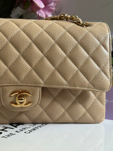 Load image into Gallery viewer, Chanel Beige Clair GHW Medium ML Timeless Classic double flap bag (2021)