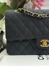 Load image into Gallery viewer, Chanel series 13 (2010) Black Caviar GHW Medium ML Timeless Classic Double Flap Bag
