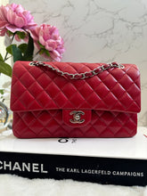 Load image into Gallery viewer, Chanel series 16 12A Collection Red Caviar SHW Medium ML Timeless Classic Double Flap Bag