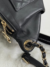 Load image into Gallery viewer, Chanel series 28 Black Calf skin LGHW Waist & Bum Bag