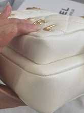 Load image into Gallery viewer, Chanel 22C White Calfskin GHW Small Camera Case Bag with Adjustable Strap