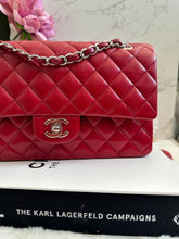 Load image into Gallery viewer, Chanel series 16 12A Collection Red Caviar SHW Medium ML Timeless Classic Double Flap Bag