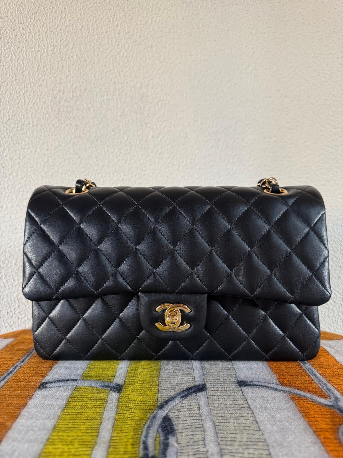 Chanel Classic Chanel Boy Bag Black Hardware Classic Flap Bag Medium