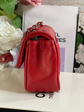 Load image into Gallery viewer, Chanel 14C 2013/2014 cruise collection series 18 Red caviar SHW Mini Rectangular Flap Bag
