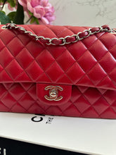 Load image into Gallery viewer, Chanel series 16 12A Collection Red Caviar SHW Medium ML Timeless Classic Double Flap Bag