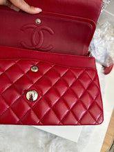 Load image into Gallery viewer, Chanel series 16 12A Collection Red Caviar SHW Medium ML Timeless Classic Double Flap Bag