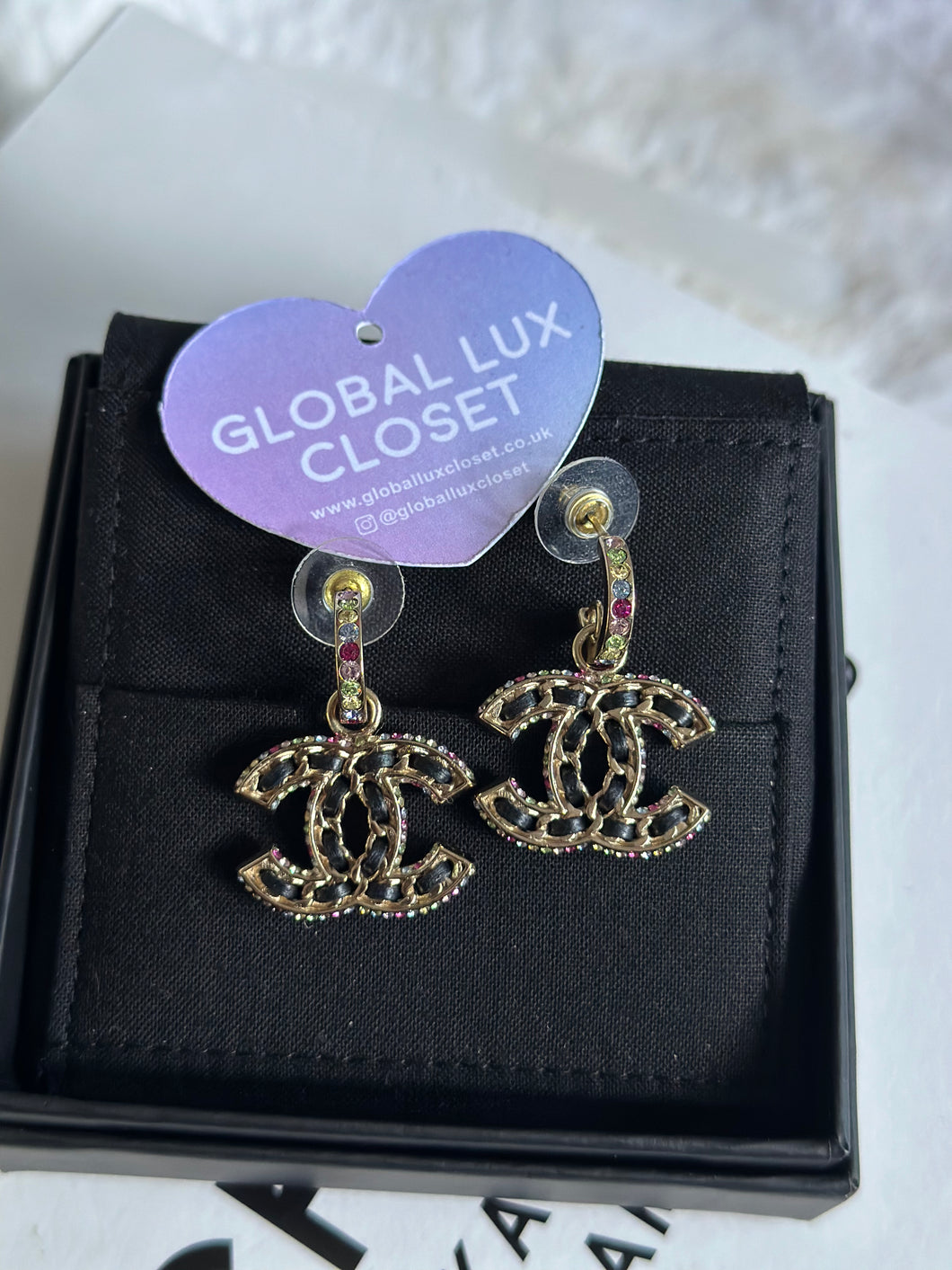 Chanel 21P Multi Colours Gems LGHW Earrings