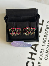 Load image into Gallery viewer, Chanel 23B Wovened Leather LGHW Earrings
