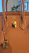 Load image into Gallery viewer, Hermes Birkin 25 Gold Togo Leather with GHW Stamp X (2016)
