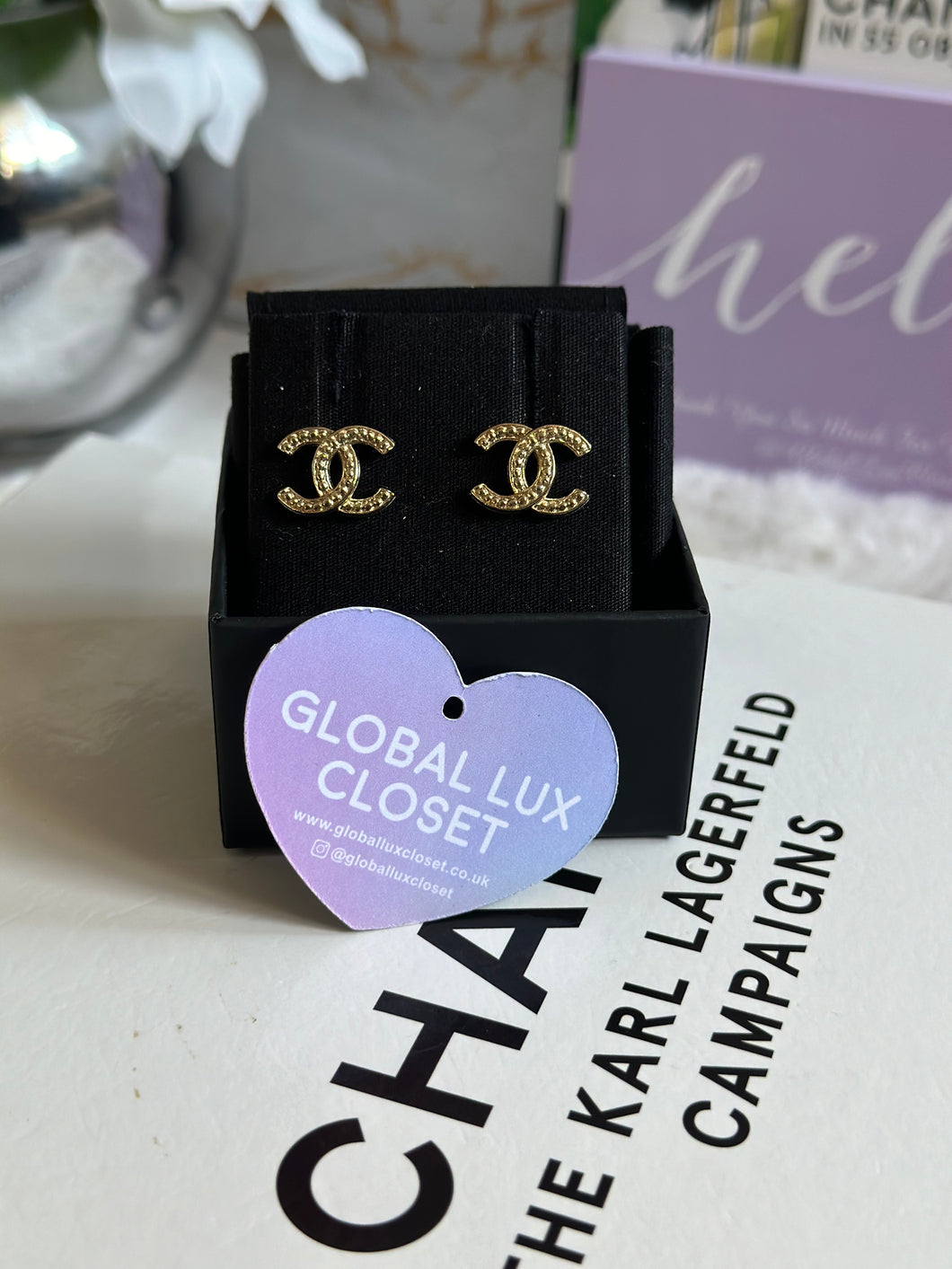 Chanel 21A Mini Gold Earrings