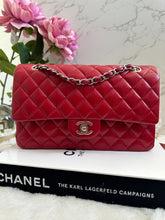 Load image into Gallery viewer, Chanel series 16 12A Collection Red Caviar SHW Medium ML Timeless Classic Double Flap Bag