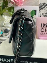Load image into Gallery viewer, Chanel 19 Size Small from 22P 2022 Pre Spring/Summer Collection Black Lambskin So Black Hardware Flap Bag

