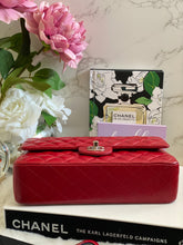 Load image into Gallery viewer, Chanel series 16 12A Collection Red Caviar SHW Medium ML Timeless Classic Double Flap Bag