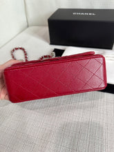 Load image into Gallery viewer, Chanel series 24 17B collection Red Caviar SHW Mini rectangular Flap Bag