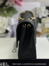 Load image into Gallery viewer, Chanel series 13 (2010) Black Caviar GHW Medium ML Timeless Classic Double Flap Bag