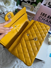 Load image into Gallery viewer, Chanel 22A 2022 Fall/Winter Collection Marigold Yellow Mustard Caviar LGHW Medium ML Timeless 11.12 Classic Double Flap Bag

