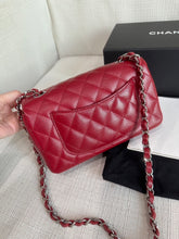 Load image into Gallery viewer, Chanel series 24 17B collection Red Caviar SHW Mini rectangular Flap Bag