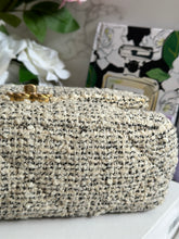 Load image into Gallery viewer, Chanel 19 Oreo Beige Tweed size Small Flap Bag from 21S Collection
