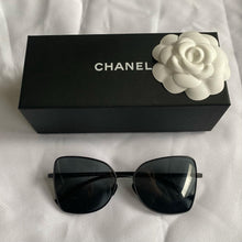 Load image into Gallery viewer, Chanel Titanium Butterfly Sunglasses