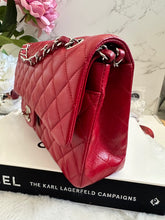 Load image into Gallery viewer, Chanel series 16 12A Collection Red Caviar SHW Medium ML Timeless Classic Double Flap Bag