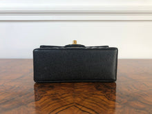 Load image into Gallery viewer, Chanel series 2 Black Caviar 24K GHW Vintage Mademoiselle Mini Flap Bag