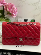 Load image into Gallery viewer, Chanel series 16 12A Collection Red Caviar SHW Medium ML Timeless Classic Double Flap Bag