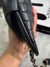 Load image into Gallery viewer, Chanel series 28 Black Calf skin LGHW Waist & Bum Bag
