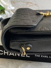 Load image into Gallery viewer, Louis Vuitton Pochette Metis Black Emprinte Leather Monogram Flap Bag