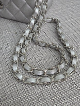 Load image into Gallery viewer, Chanel Series 31 21P 2021 Pre Spring/Summer Collection Iridescent Silver lambskin SHW Square Mini Flap Bag