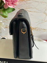 Load image into Gallery viewer, Louis Vuitton Pochette Metis Black Emprinte Leather Monogram Flap Bag