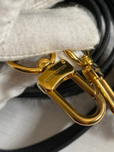 Load image into Gallery viewer, Louis Vuitton Pochette Metis Black Emprinte Leather Monogram Flap Bag