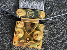 Load image into Gallery viewer, Louis Vuitton Pochette Metis Black Emprinte Leather Monogram Flap Bag