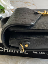 Load image into Gallery viewer, Louis Vuitton Pochette Metis Black Emprinte Leather Monogram Flap Bag