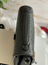 Load image into Gallery viewer, Louis Vuitton Pochette Metis Black Emprinte Leather Monogram Flap Bag