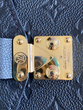 Load image into Gallery viewer, Louis Vuitton Pochette Metis Black Emprinte Leather Monogram Flap Bag
