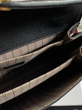Load image into Gallery viewer, Louis Vuitton Pochette Metis Black Emprinte Leather Monogram Flap Bag