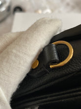 Load image into Gallery viewer, Louis Vuitton Pochette Metis Black Emprinte Leather Monogram Flap Bag
