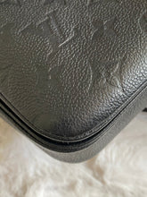 Load image into Gallery viewer, Louis Vuitton Pochette Metis Black Emprinte Leather Monogram Flap Bag