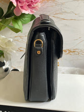 Load image into Gallery viewer, Louis Vuitton Pochette Metis Black Emprinte Leather Monogram Flap Bag
