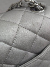 Load image into Gallery viewer, Chanel Series 31 21P 2021 Pre Spring/Summer Collection Iridescent Silver lambskin SHW Square Mini Flap Bag
