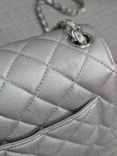 Load image into Gallery viewer, Chanel Series 31 21P 2021 Pre Spring/Summer Collection Iridescent Silver lambskin SHW Square Mini Flap Bag