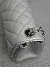 Load image into Gallery viewer, Chanel Series 31 21P 2021 Pre Spring/Summer Collection Iridescent Silver lambskin SHW Square Mini Flap Bag