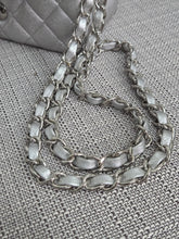 Load image into Gallery viewer, Chanel Series 31 21P 2021 Pre Spring/Summer Collection Iridescent Silver lambskin SHW Square Mini Flap Bag