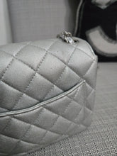 Load image into Gallery viewer, Chanel Series 31 21P 2021 Pre Spring/Summer Collection Iridescent Silver lambskin SHW Square Mini Flap Bag