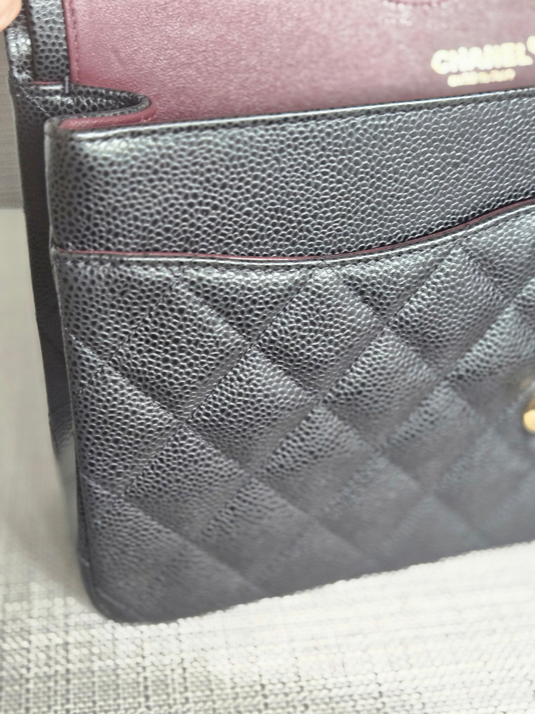 Chanel series 24 Black Caviar GHW Jumbo Timeless Double Flap Bag