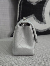 Load image into Gallery viewer, Chanel Series 31 21P 2021 Pre Spring/Summer Collection Iridescent Silver lambskin SHW Square Mini Flap Bag